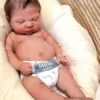Luna — Heavenly Full Silicone Reborn Baby Girl Doll | 18½" Italian Sculpt Newborn