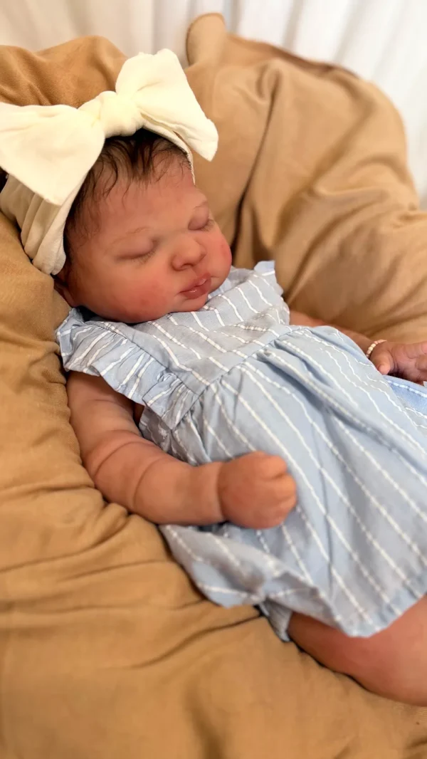 Luna — Heavenly Full Silicone Reborn Baby Girl Doll | 18½" Italian Sculpt Newborn