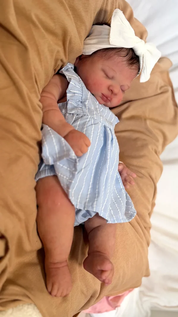 Luna — Heavenly Full Silicone Reborn Baby Girl Doll | 18½" Italian Sculpt Newborn