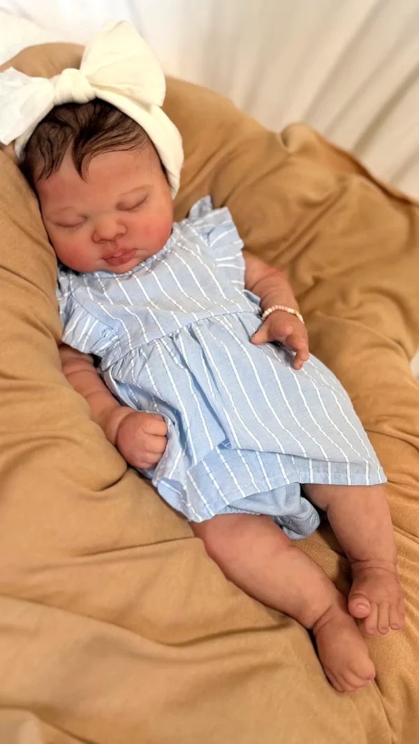 Luna — Heavenly Full Silicone Reborn Baby Girl Doll | 18½" Italian Sculpt Newborn