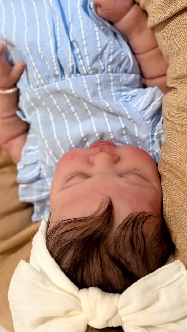 Luna — Heavenly Full Silicone Reborn Baby Girl Doll | 18½" Italian Sculpt Newborn