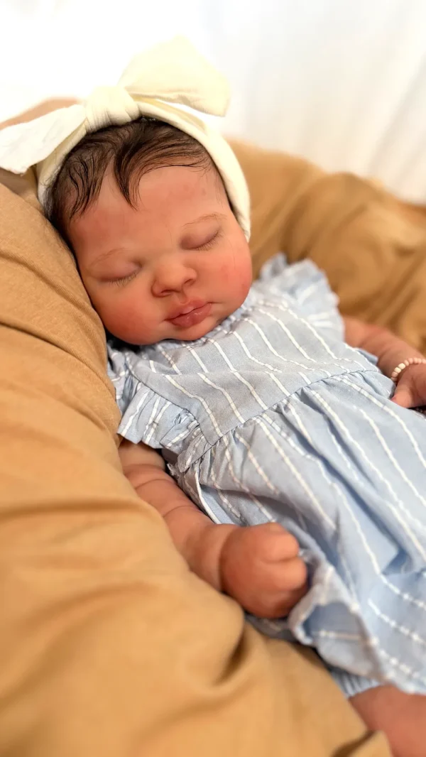 Luna — Heavenly Full Silicone Reborn Baby Girl Doll | 18½" Italian Sculpt Newborn