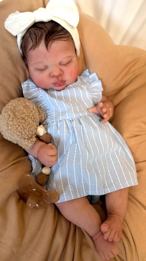 Luna — Heavenly Full Silicone Reborn Baby Girl Doll | 18½" Italian Sculpt Newborn