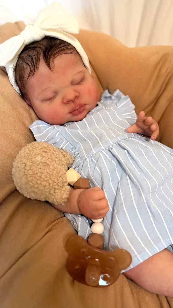Luna — Heavenly Full Silicone Reborn Baby Girl Doll | 18½" Italian Sculpt Newborn