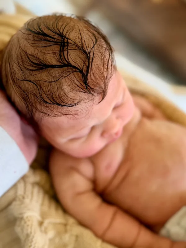 Luna — Heavenly Full Silicone Reborn Baby Girl Doll | 18½" Italian Sculpt Newborn