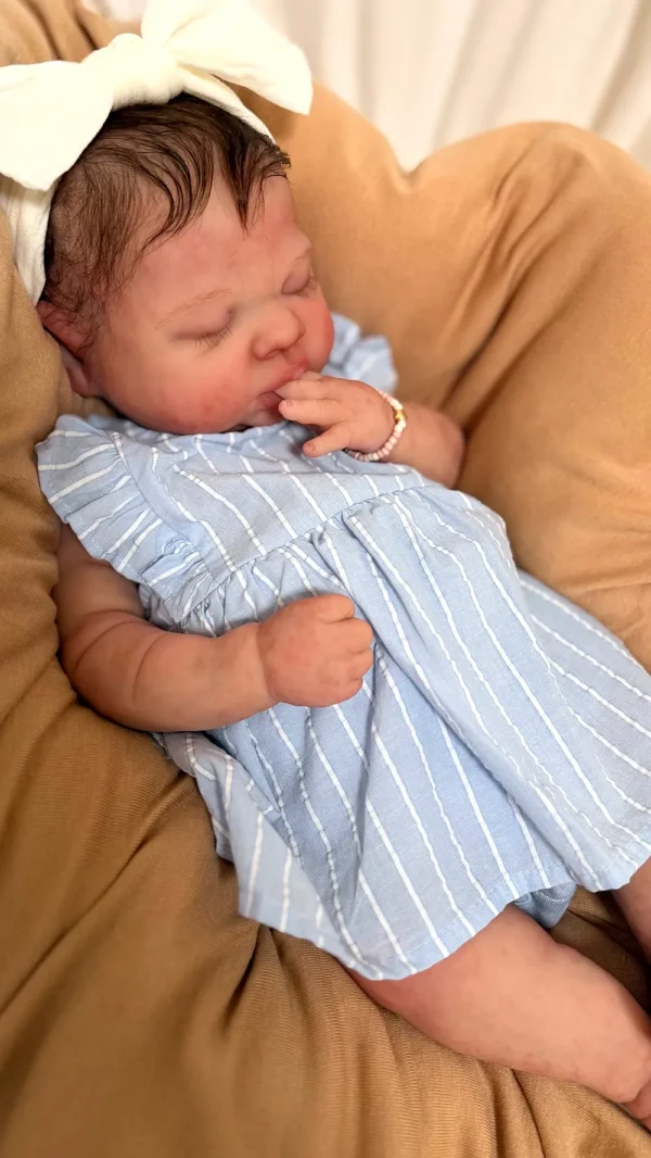 Luna — Heavenly Full Silicone Reborn Baby Girl Doll | 18½" Italian Sculpt Newborn