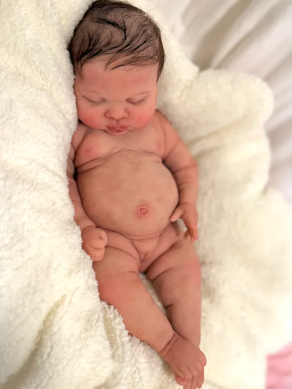 Luna — Heavenly Full Silicone Reborn Baby Girl Doll | 18½" Italian Sculpt Newborn
