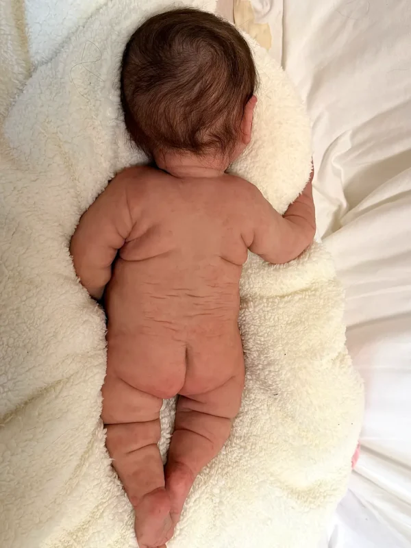 Luna — Heavenly Full Silicone Reborn Baby Girl Doll | 18½" Italian Sculpt Newborn