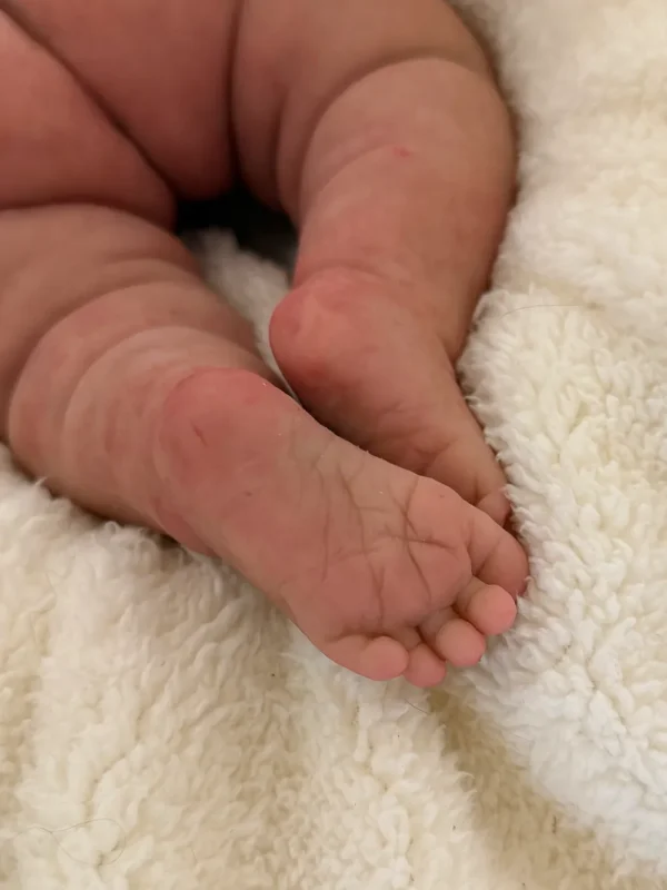 Luna — Heavenly Full Silicone Reborn Baby Girl Doll | 18½" Italian Sculpt Newborn