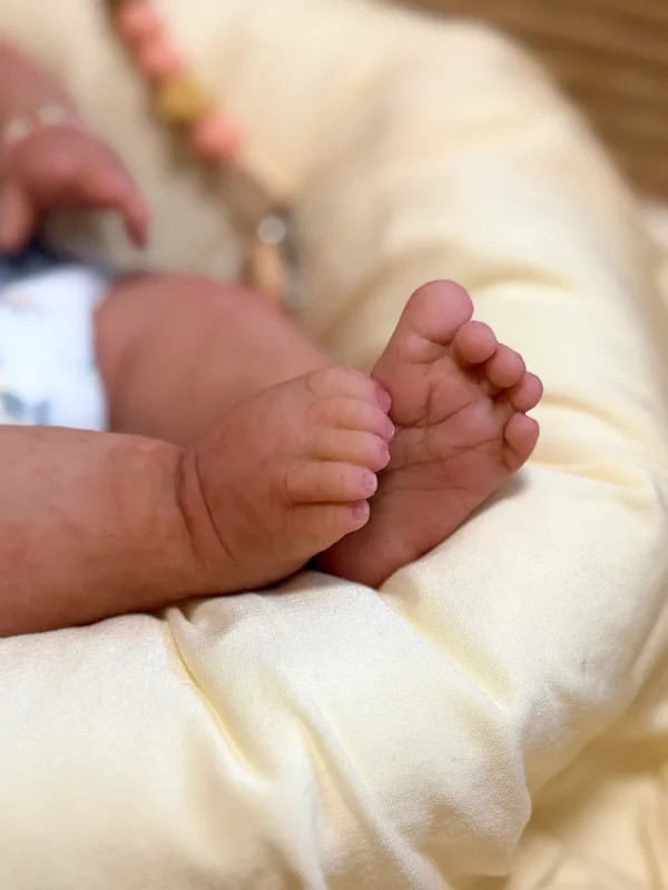 Luna — Heavenly Full Silicone Reborn Baby Girl Doll | 18½" Italian Sculpt Newborn