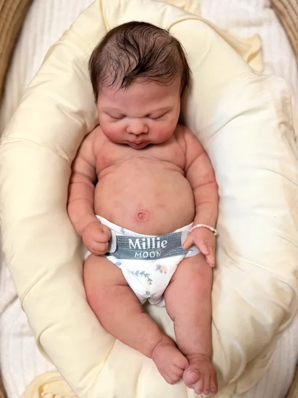Luna — Heavenly Full Silicone Reborn Baby Girl Doll | 18½" Italian Sculpt Newborn