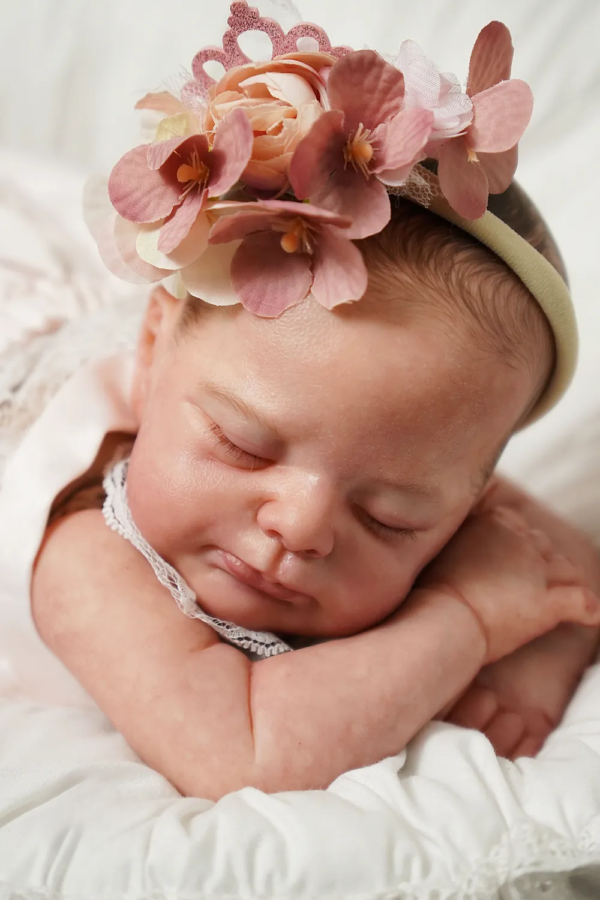 Otto vinyl reborn baby boy doll peaceful sleeping newborn handcrafted