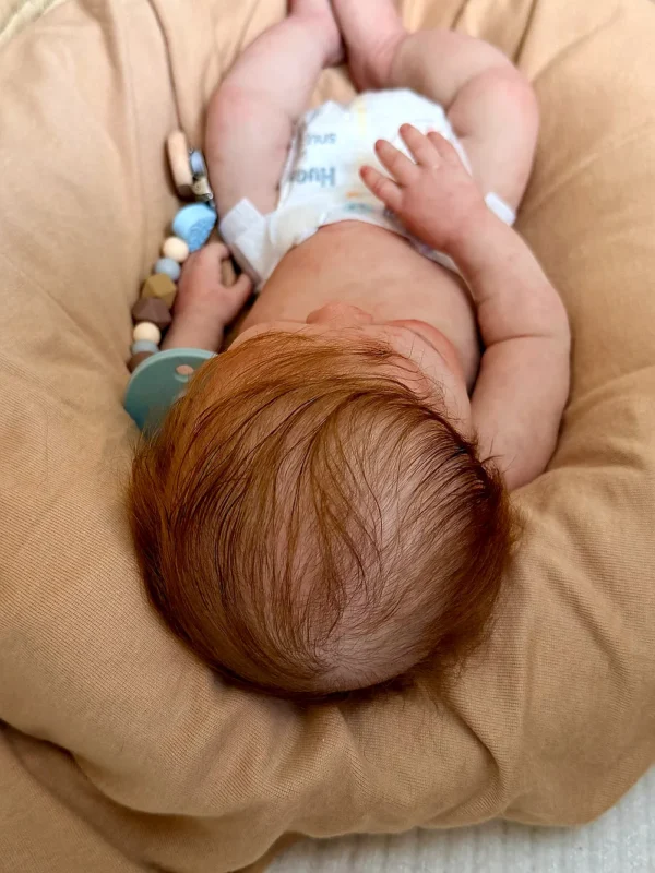 River Asleep Boy — Peaceful Full Silicone Preemie Reborn Baby Boy Doll | 18" Sleeping Newborn