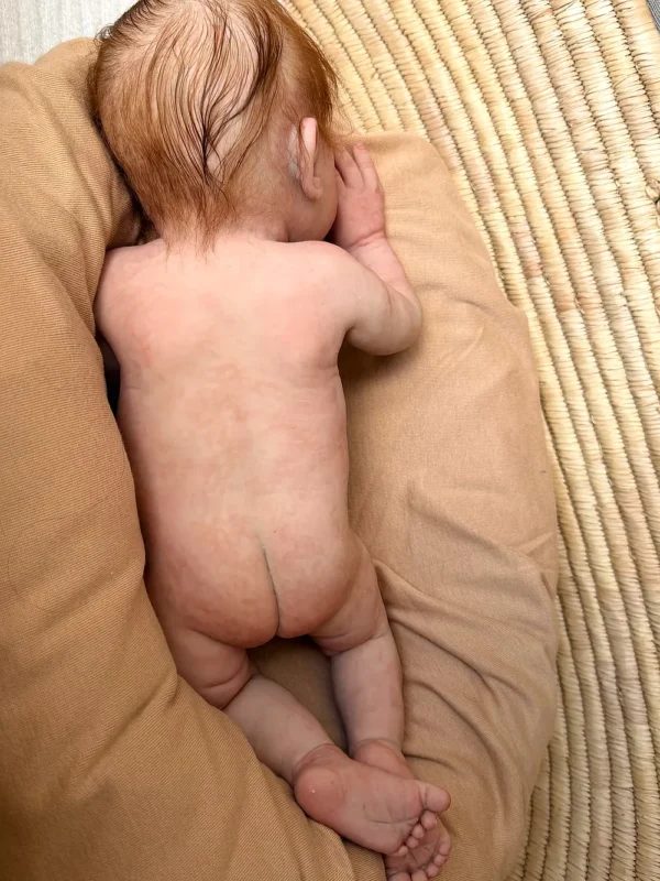 River Asleep Boy — Peaceful Full Silicone Preemie Reborn Baby Boy Doll | 18" Sleeping Newborn