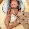 River Asleep Boy full silicone preemie reborn baby boy doll sleeping peaceful newborn