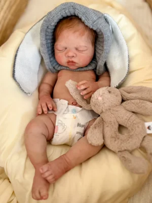 River Asleep Boy full silicone preemie reborn baby boy doll sleeping peaceful newborn