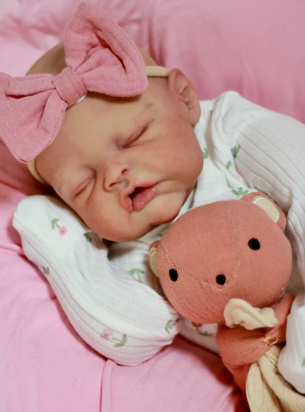 Scout lifelike reborn baby doll full body view