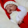 Scout silicone reborn baby girl doll peaceful sleeping