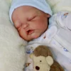 Scout reborn silicone baby doll newborn skin texture