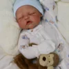 Scout partial silicone reborn baby doll top view