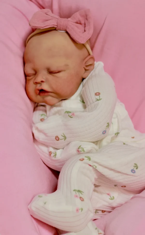 Scout reborn doll hand painted fingernails detail