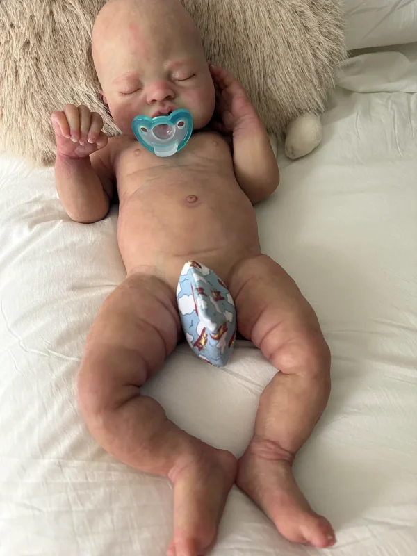 Sonia Boy — Masterpiece Full Silicone Reborn Baby Boy Doll | 20" Drink & Wet Newborn