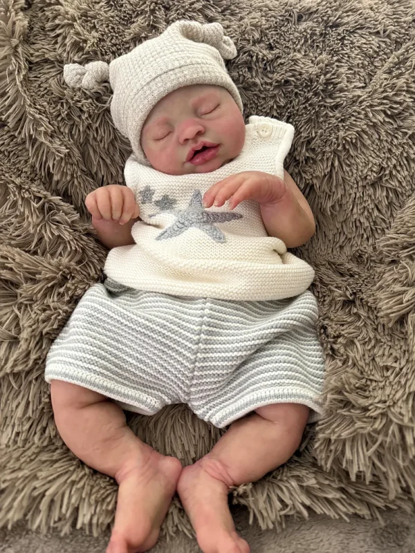 Sonia Boy — Masterpiece Full Silicone Reborn Baby Boy Doll | 20" Drink & Wet Newborn