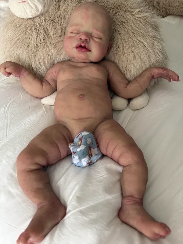Sonia Boy — Masterpiece Full Silicone Reborn Baby Boy Doll | 20" Drink & Wet Newborn