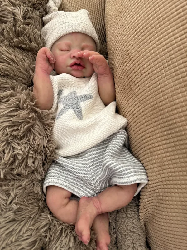 Sonia Boy — Masterpiece Full Silicone Reborn Baby Boy Doll | 20" Drink & Wet Newborn