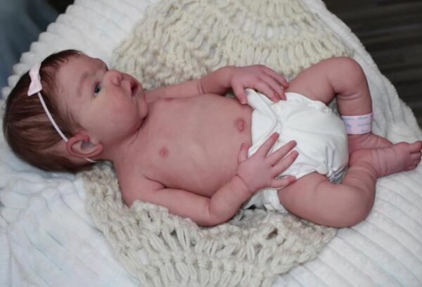 Stacy full silicone reborn baby girl doll for sale