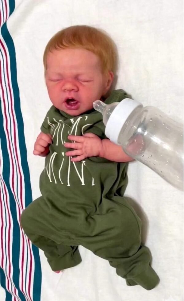 Mario full silicone reborn baby boy doll 8lb weighted premium newborn for sale