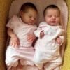 2d44eb7d-67f9-40d9-8116-52877063d2ed Twin Hearts — Realistic Silicone Baby Twins