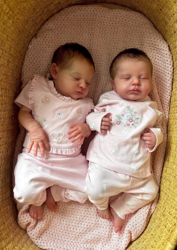 2d44eb7d-67f9-40d9-8116-52877063d2ed Twin Hearts — Realistic Silicone Baby Twins